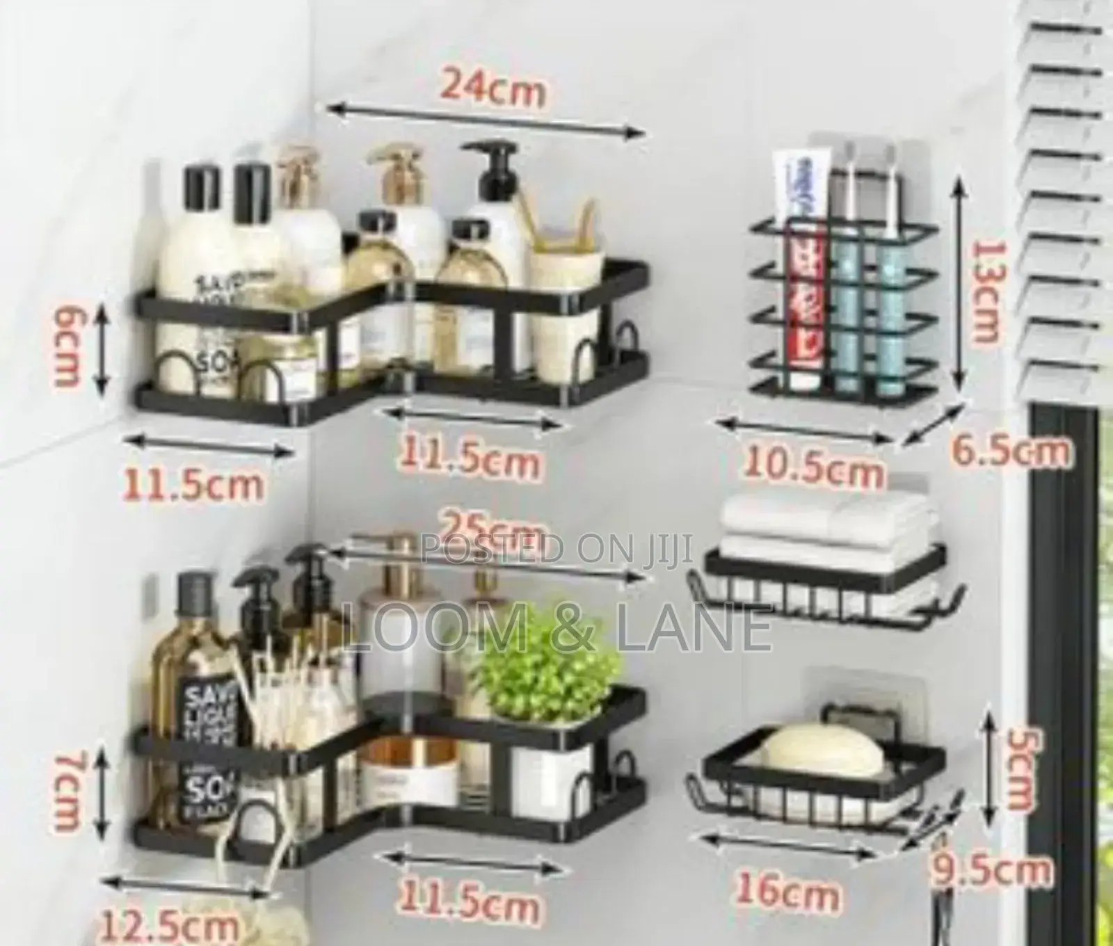 Corner Shower Caddy 5 Pack