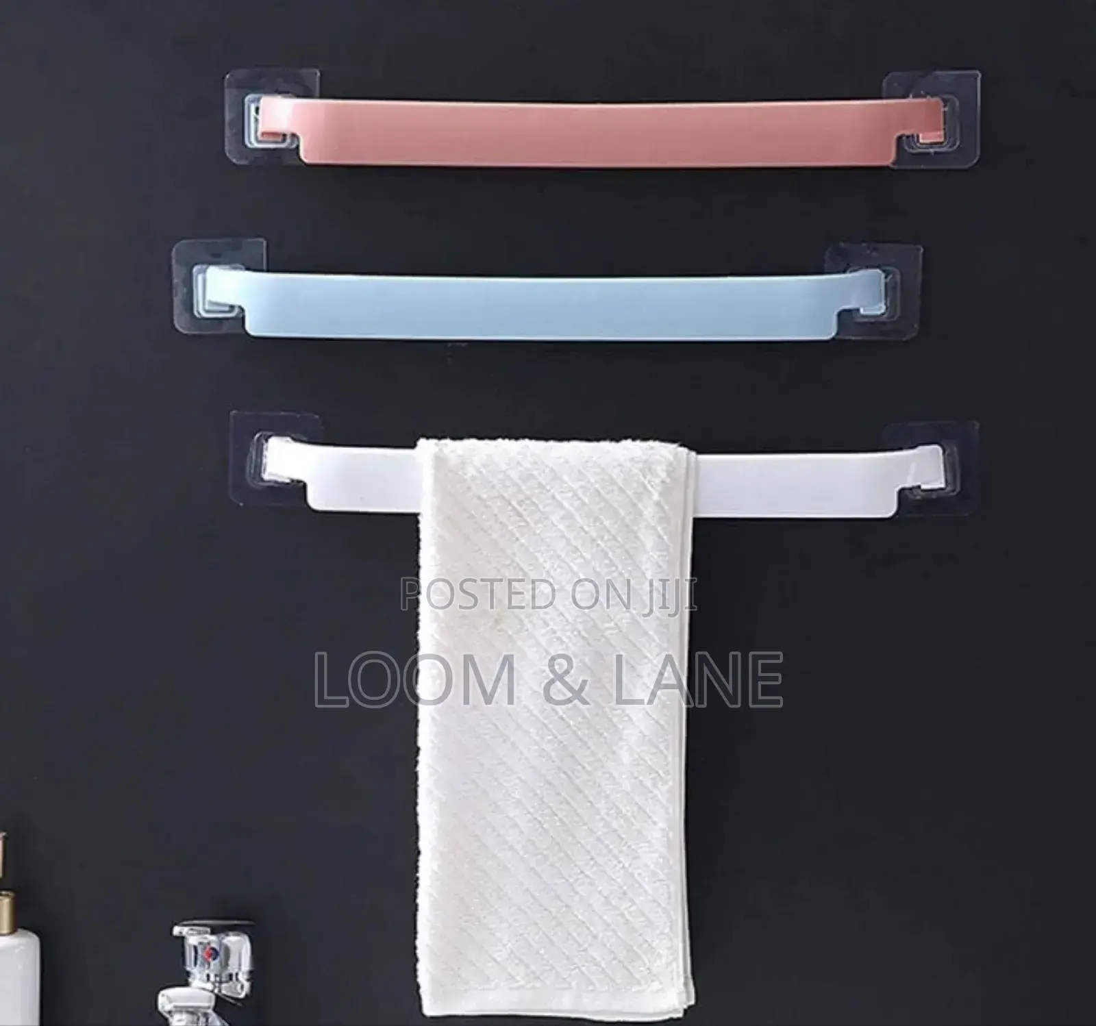No Drill Kitchen or Bathroom Towel Holder