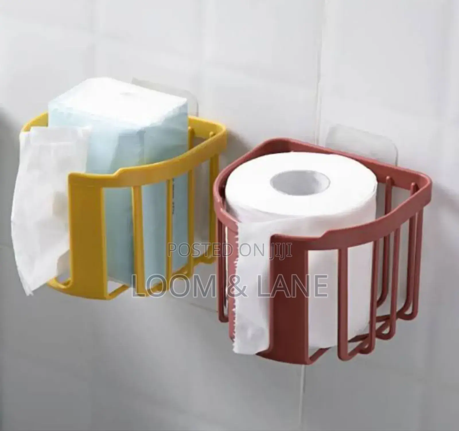 2pcs No Drill Toilet Paper Holders