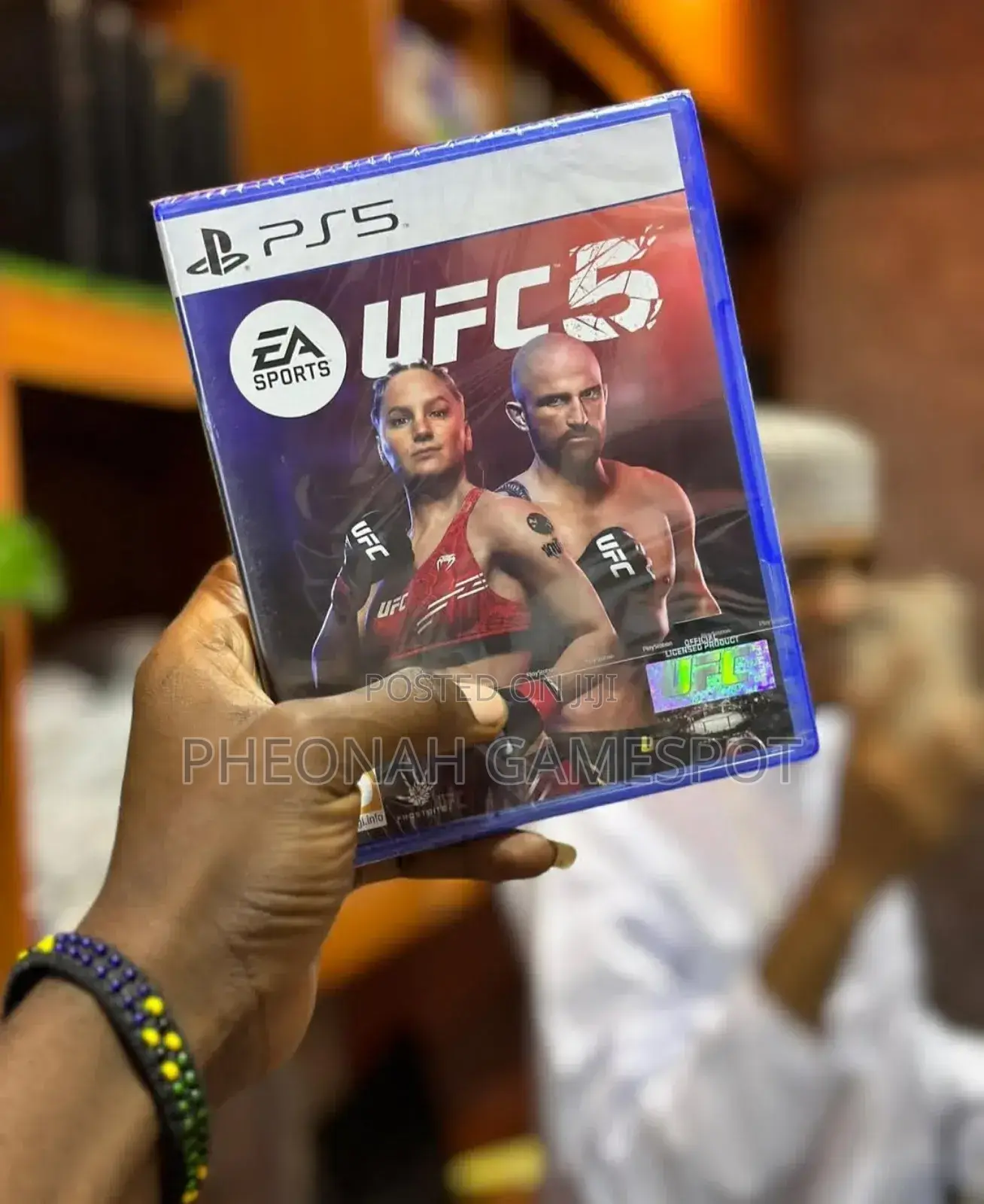 Ufc 5 Game Cd For Ps5