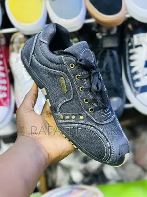 Classic Black Denim Sky View Casual Fashion Designer Sneaker