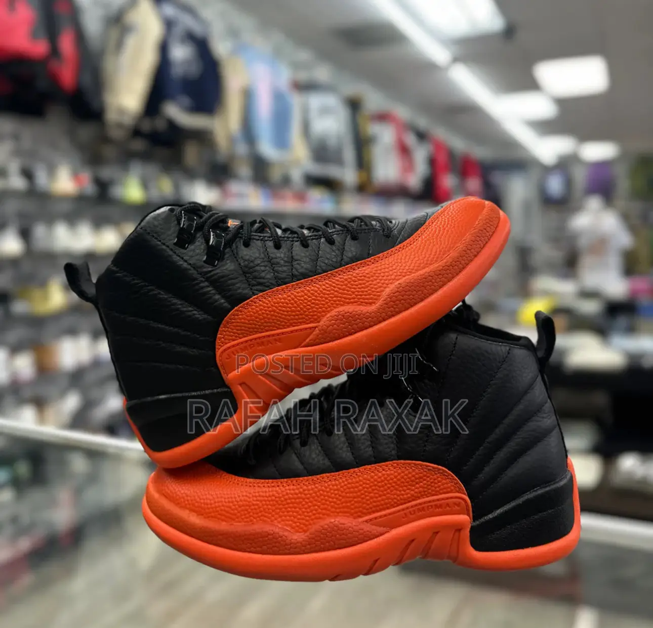 Original Air Jordan 12 Retro “Brilliant Orange” Sneakers