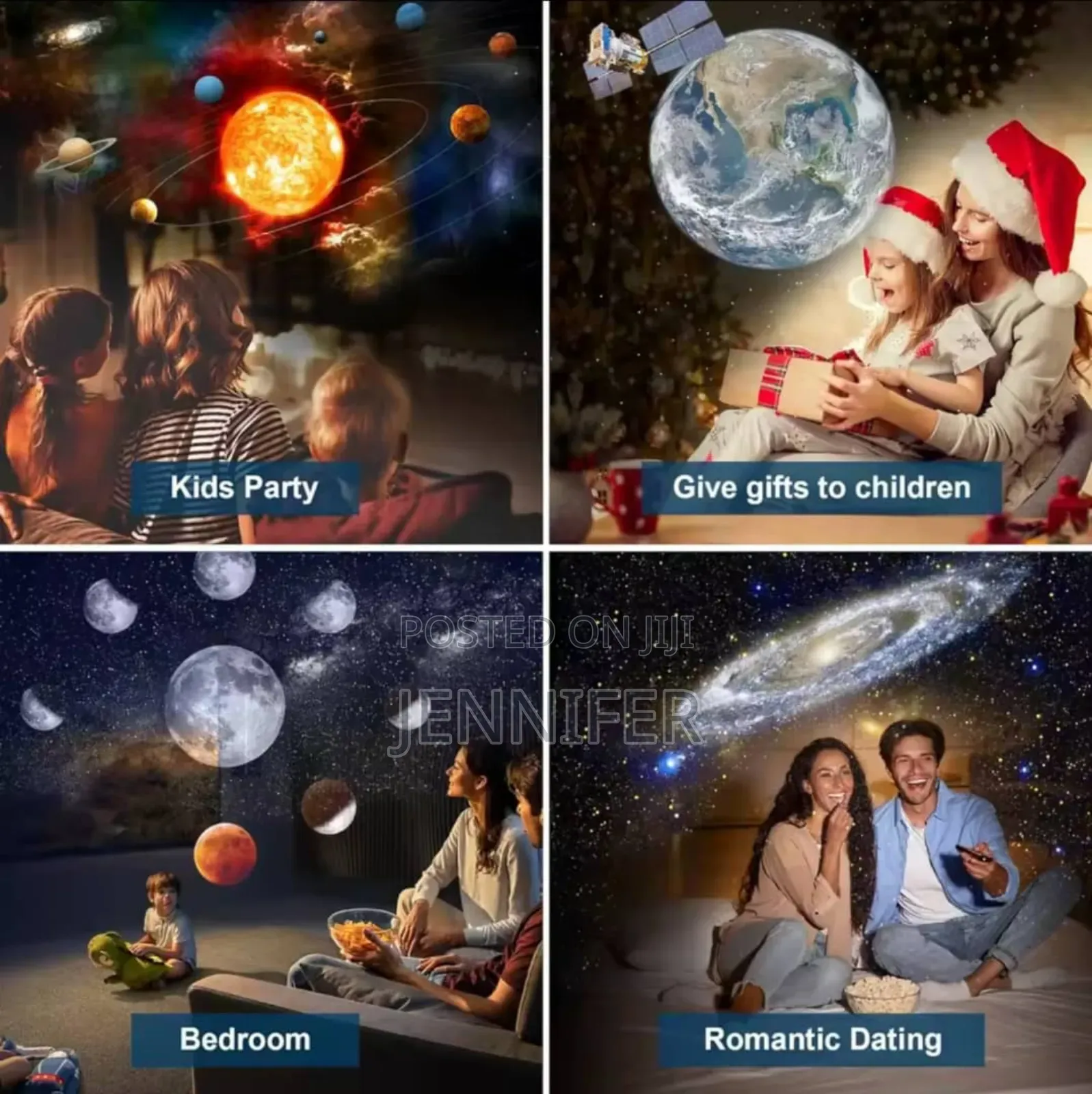 12in1 Led Starry Sky Galaxy Projector Night Light