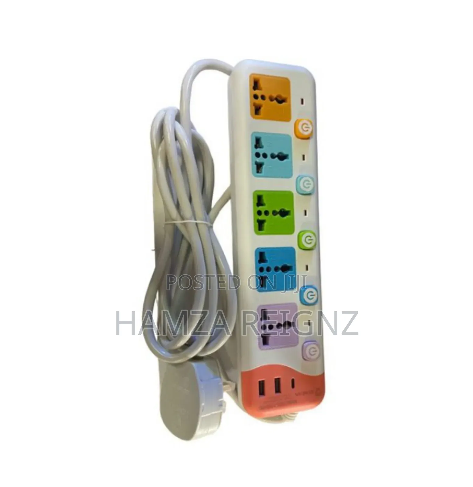 Longan 5 Way Extension With Usb and Type C Ports