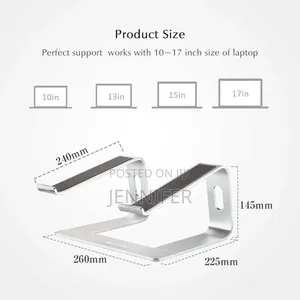 Sturdy Aluminium Laptop Computer Riser