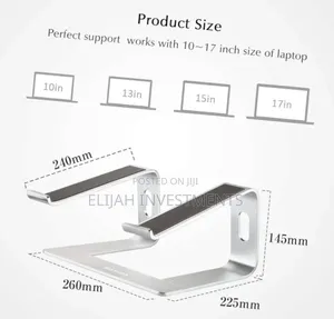 Sturdy Aluminium Laptop Computer Riser