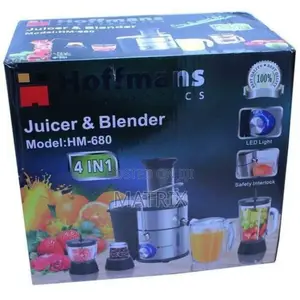 4 Ln1 Electric Juicer,Blender/Extractor,1.5l- Silver
