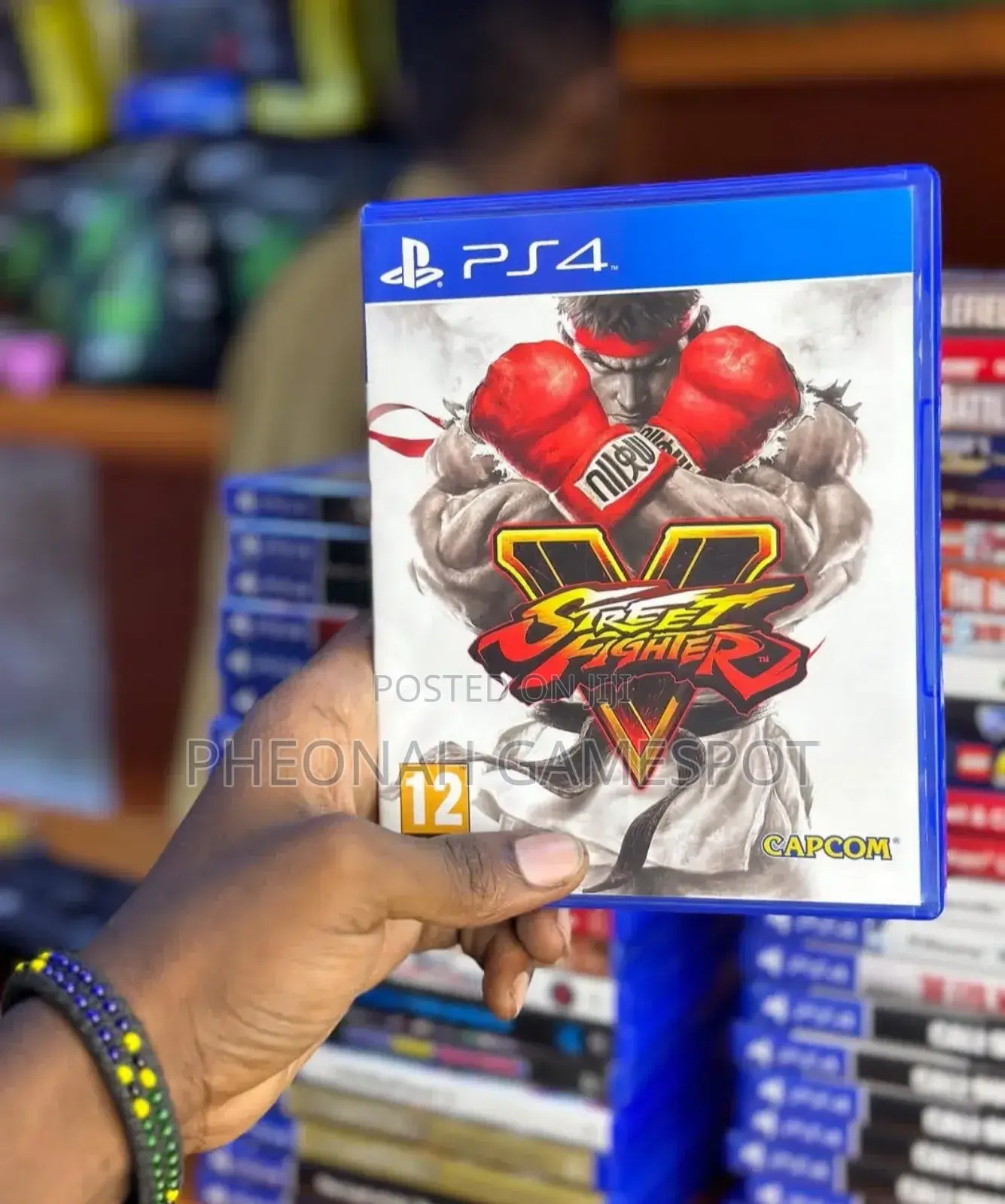 Street Fighter 5 Game Cd For Ps4