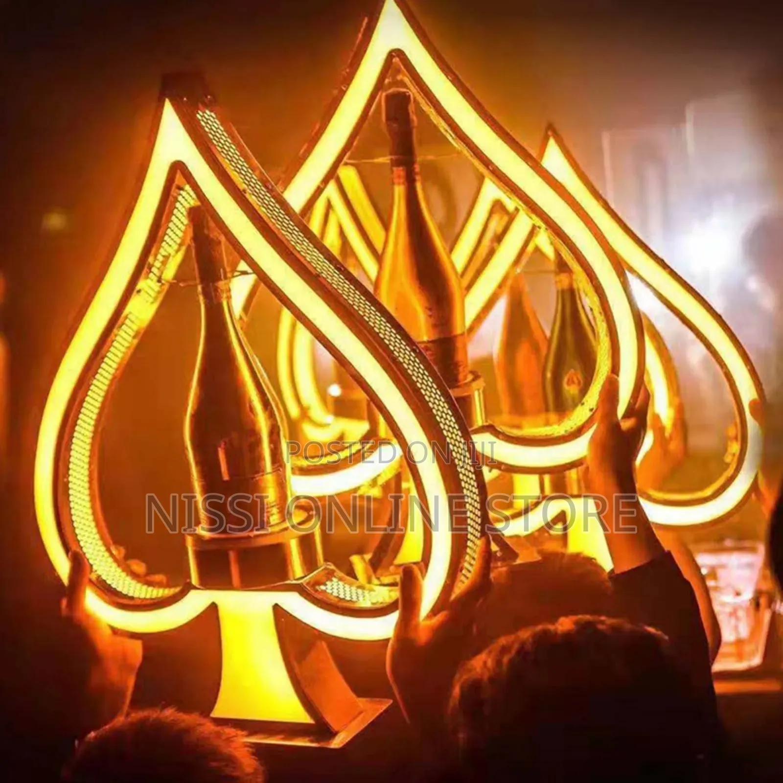 Champagne Led Bottle Holder
