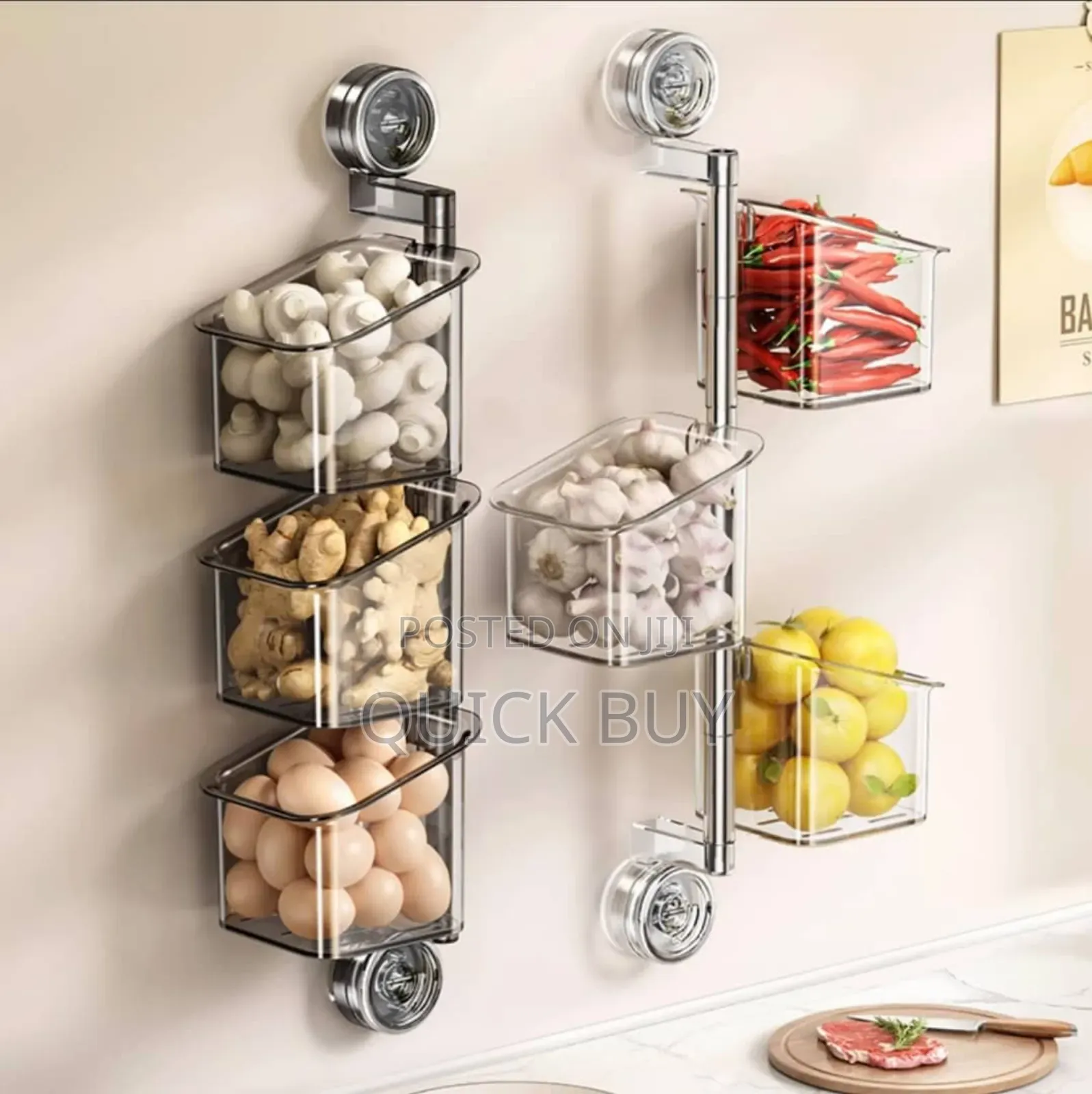 Wall Mounted Kitchen Storage Shelves