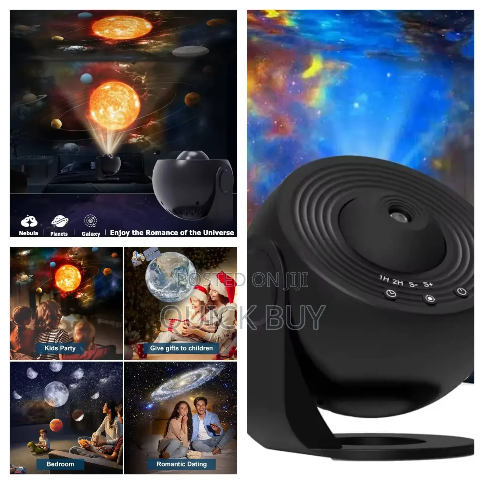 12in1 Led Starry Sky Galaxy Projector Night Light