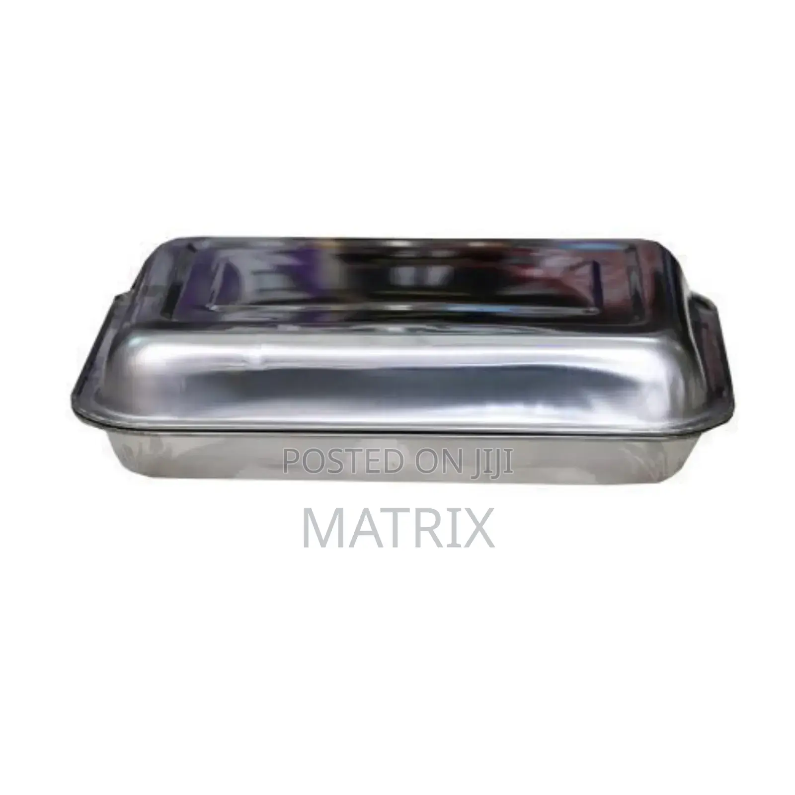 1 Set of Stainless Steel Serving Trays