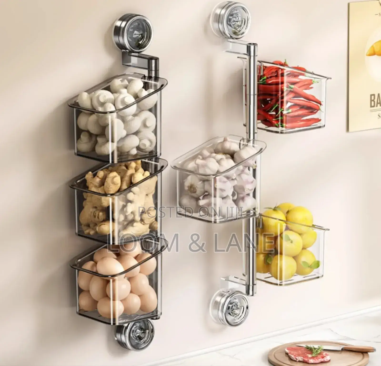 Wall Mounted Kitchen Storage Shelves