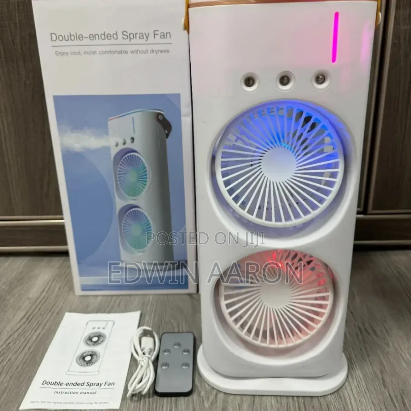 Double Sided Mist Fan