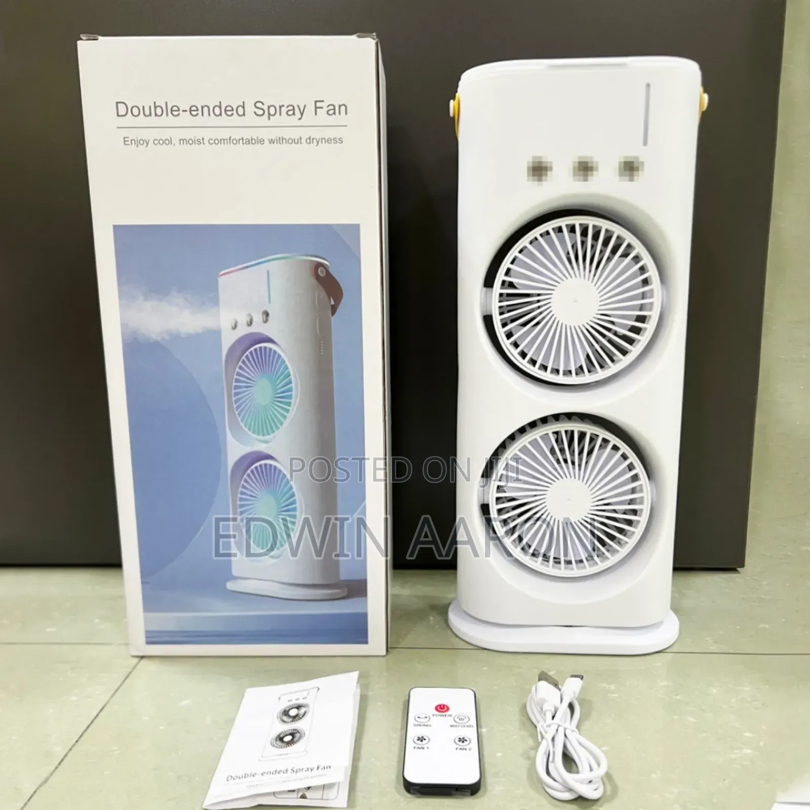 Double Sided Mist Fan