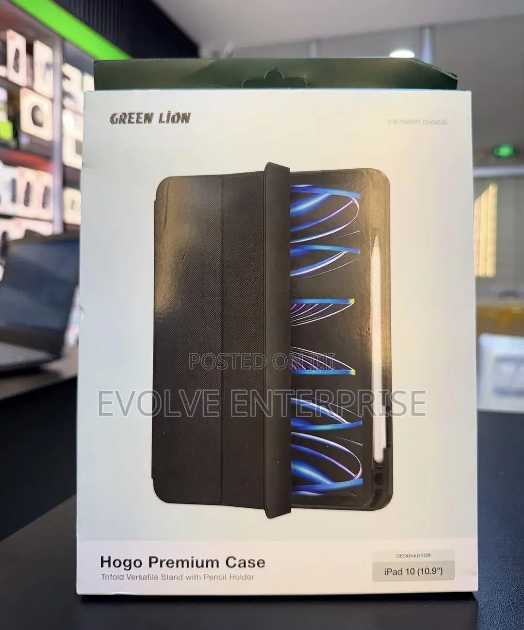 Green Lion Hogo Premium Case With Pencil Holder iPad 11/10.9