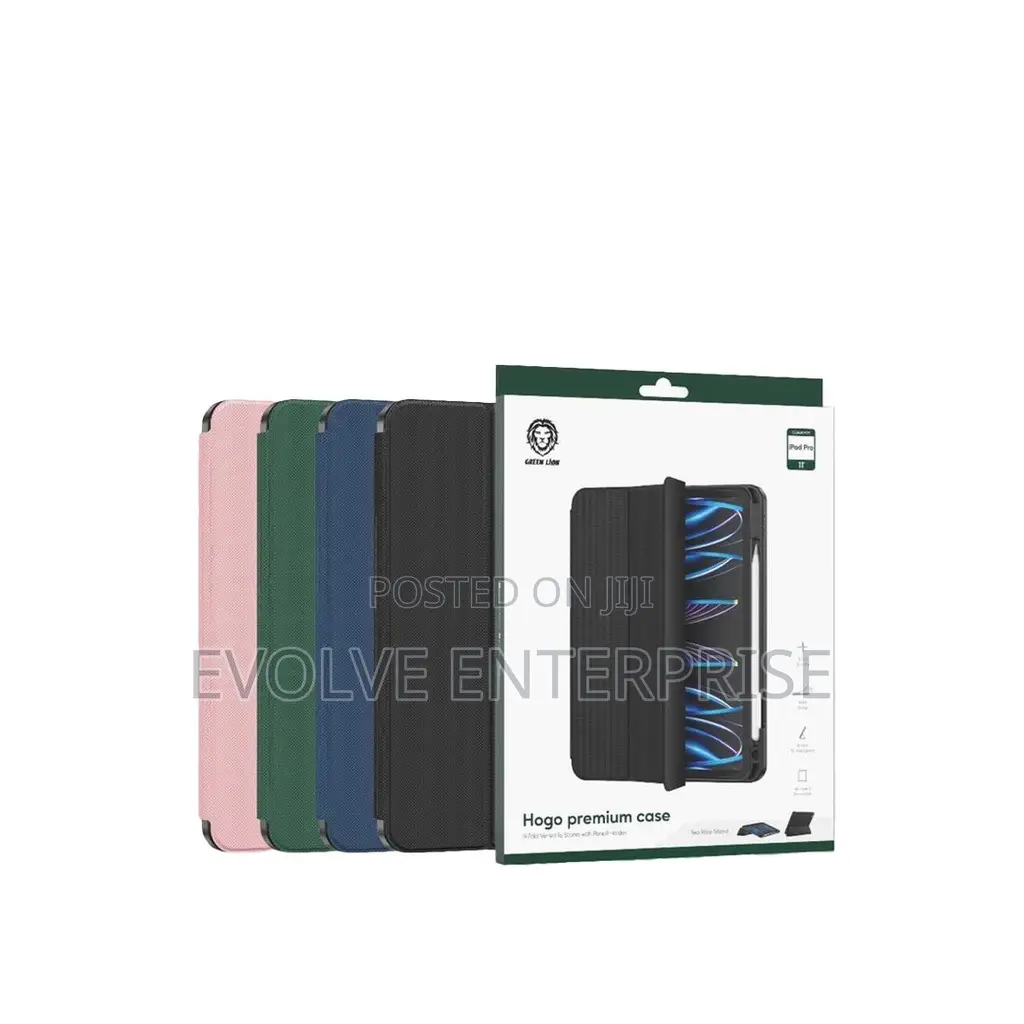 Green Lion Hogo Premium Case With Pencil Holder iPad 11/10.9