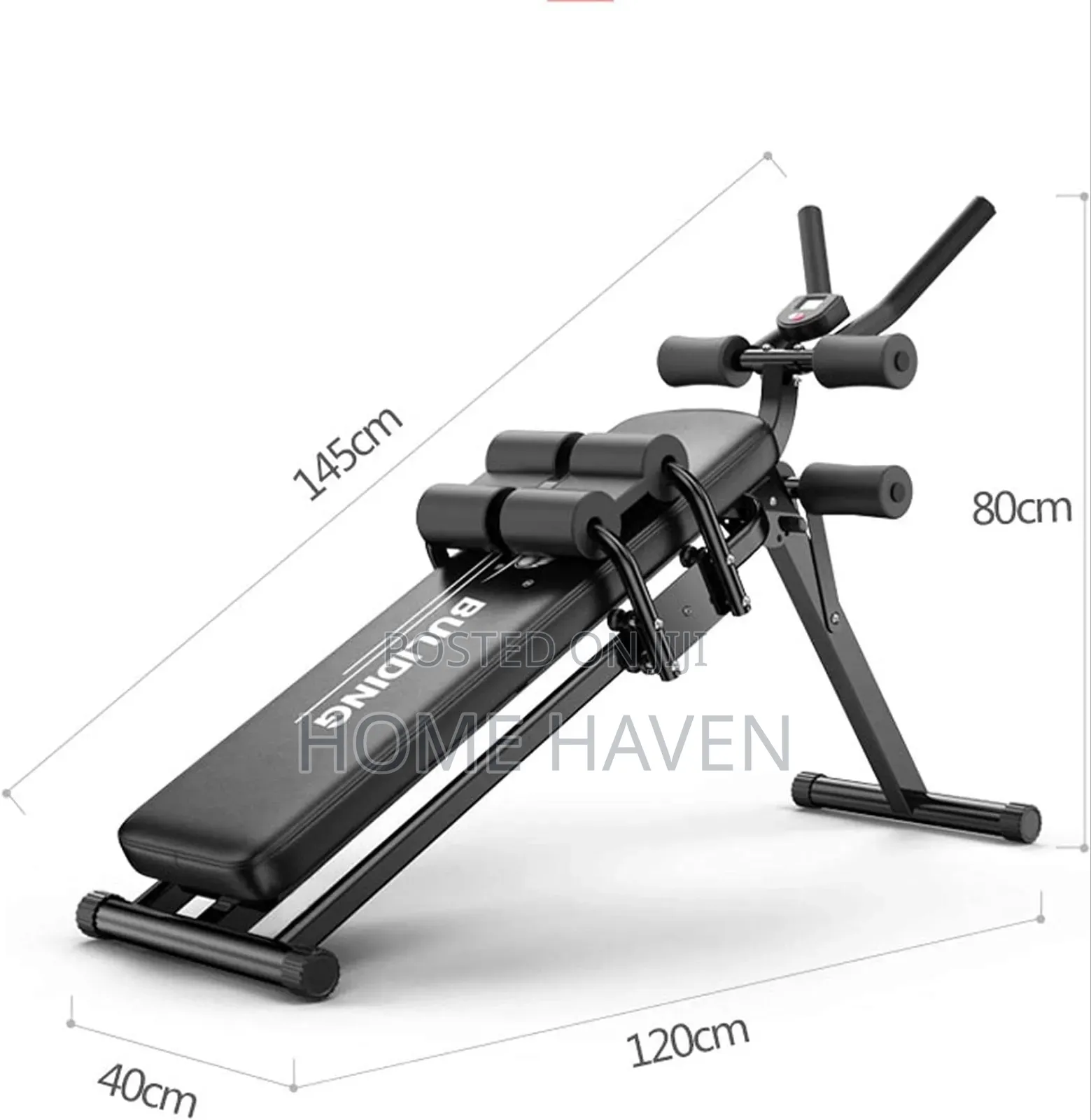 Foldable and Adjustable Exercise Bench