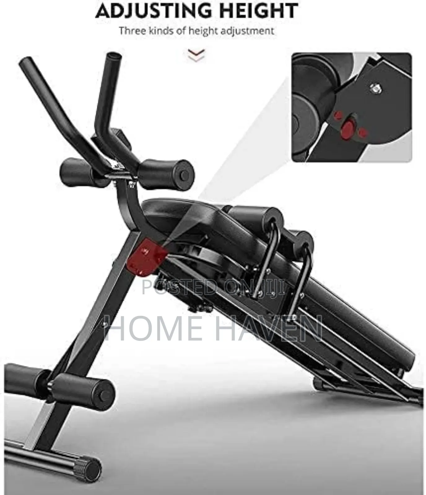 Foldable and Adjustable Exercise Bench
