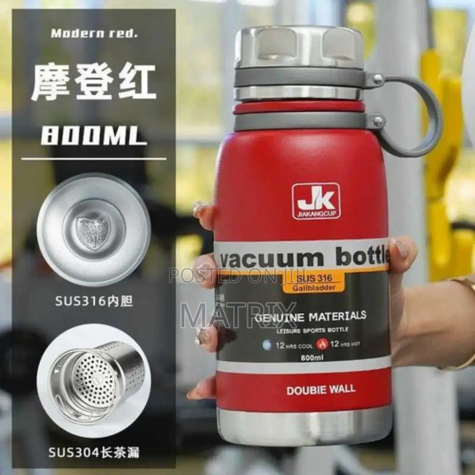800ml Vacuum Insulated Stainless Steel Thermo Flask