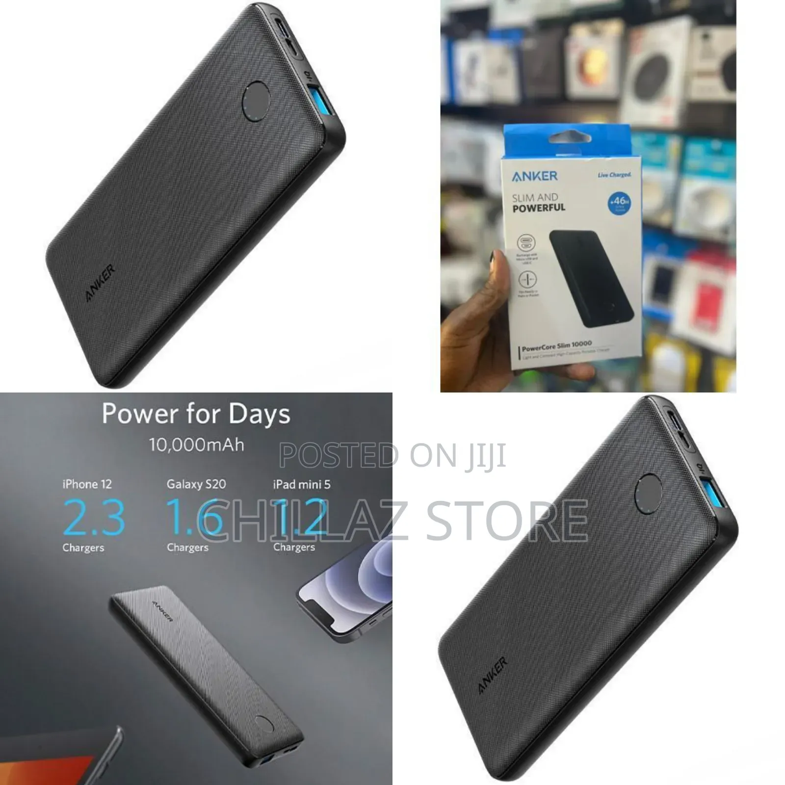 Anker Slim 10000mah Power Bank.