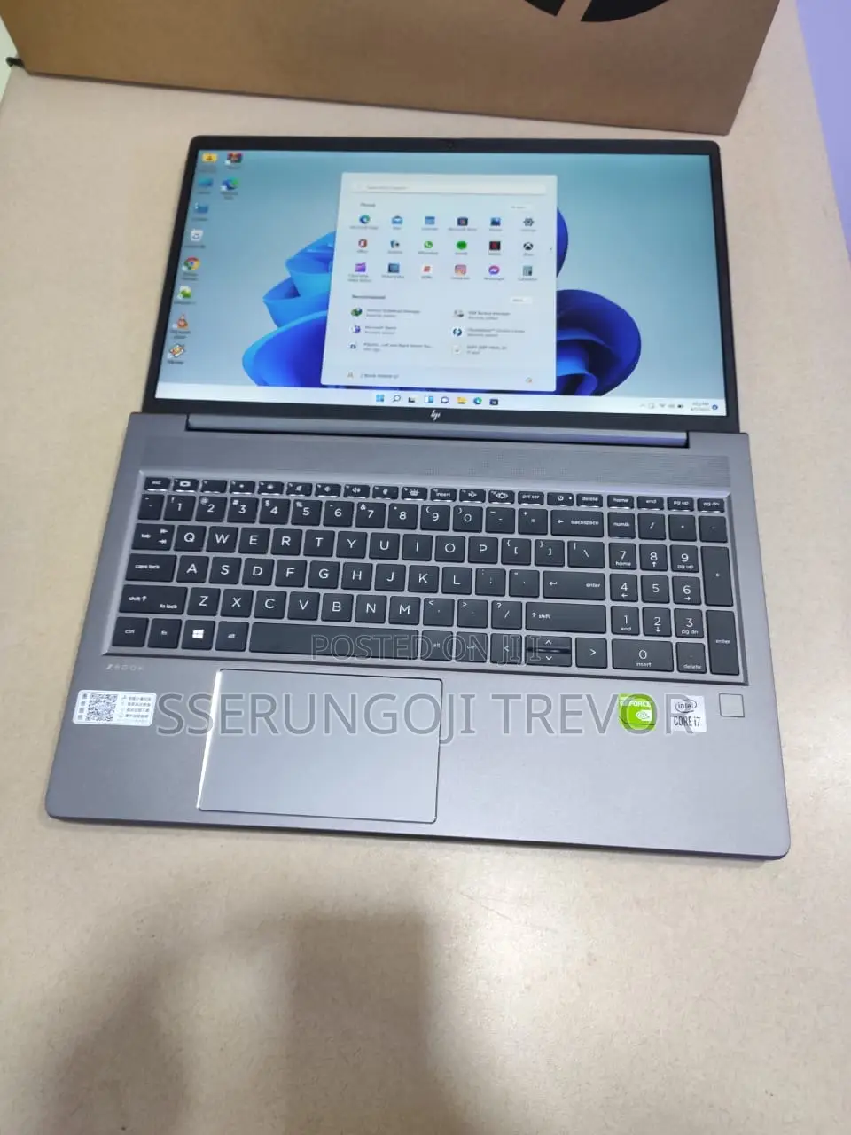 New Laptop HP ZBook 15 16GB Intel Core I7 SSHD (Hybrid) 512GB