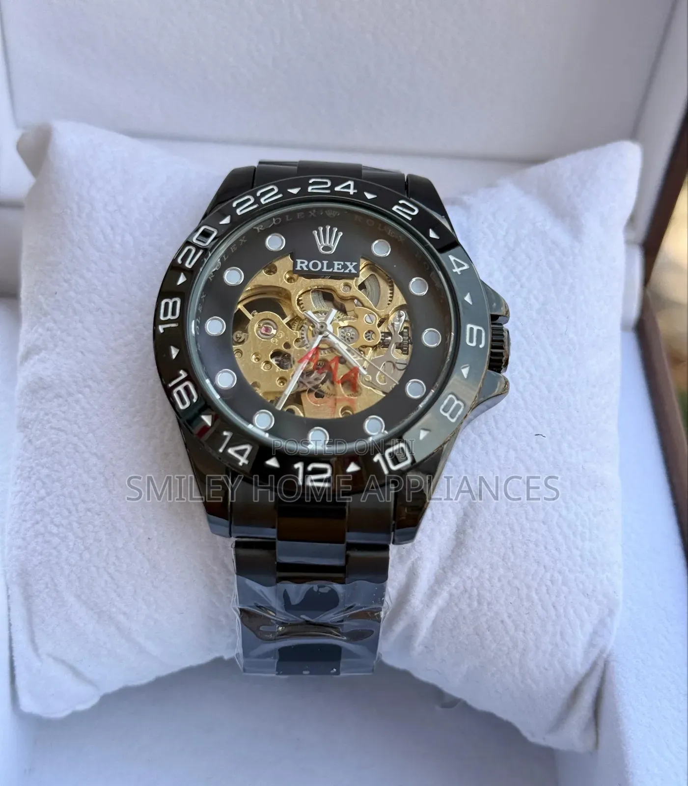 Black Rolex Men's Authentic Automatic Wrist Time Piece