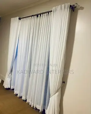Exclusive White Curtains Per Ready Metre