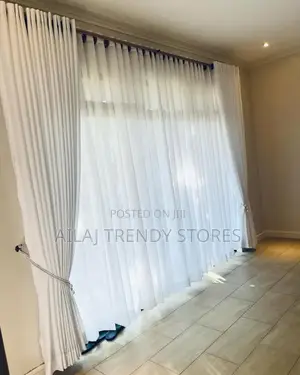 Exclusive White Curtains Per Ready Metre