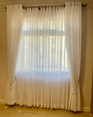 Exclusive White Curtains Per Ready Metre