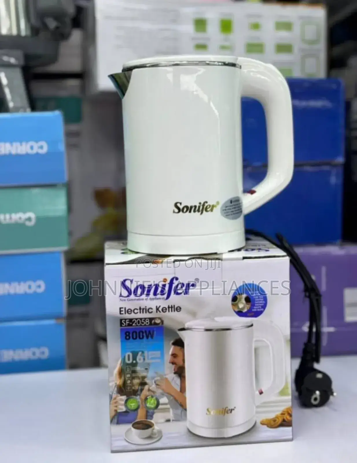 Sonifer Electric Kettle 0.6l Potable