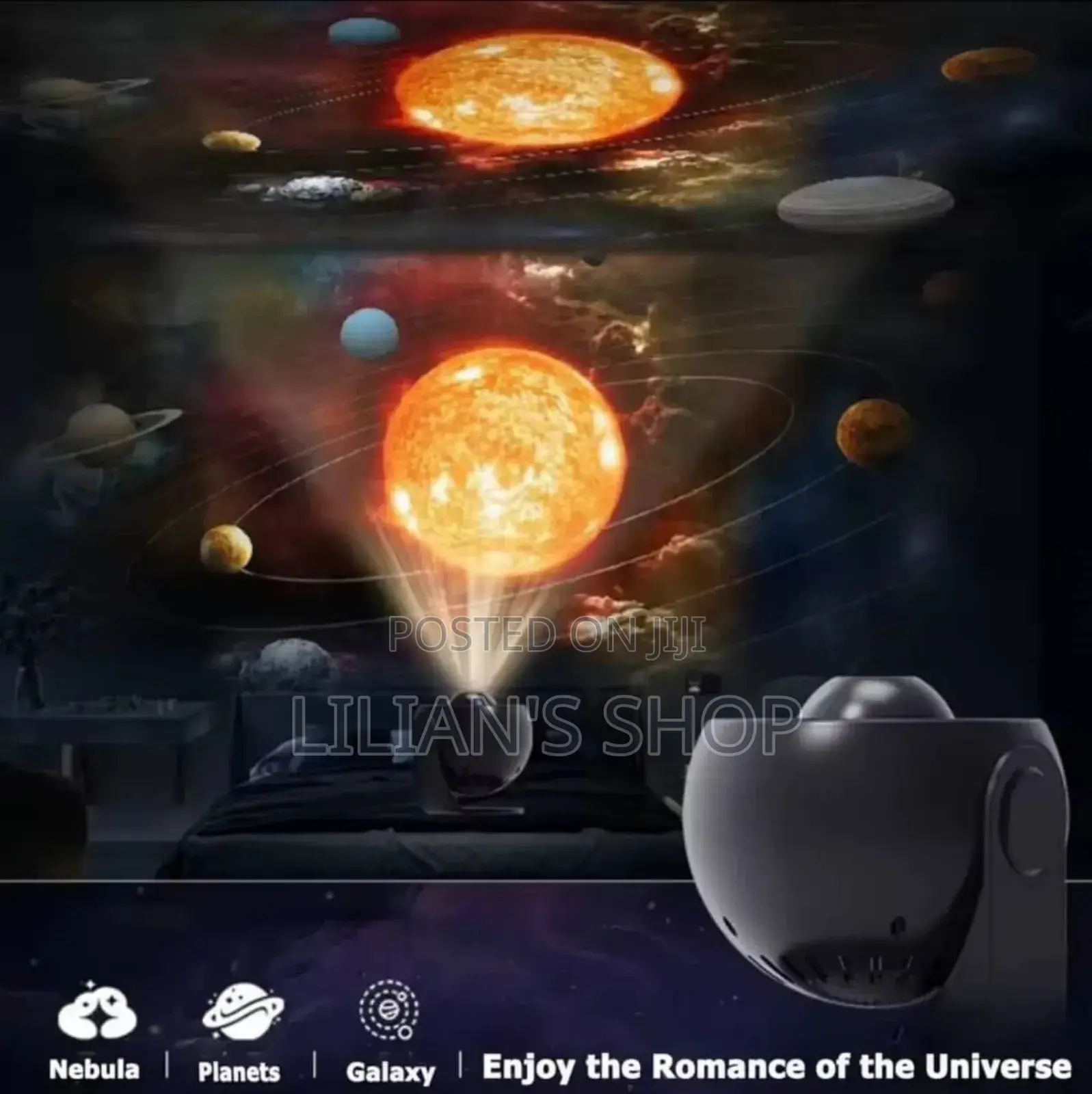 12in1 Led Starry Sky Galaxy Projector Night Light