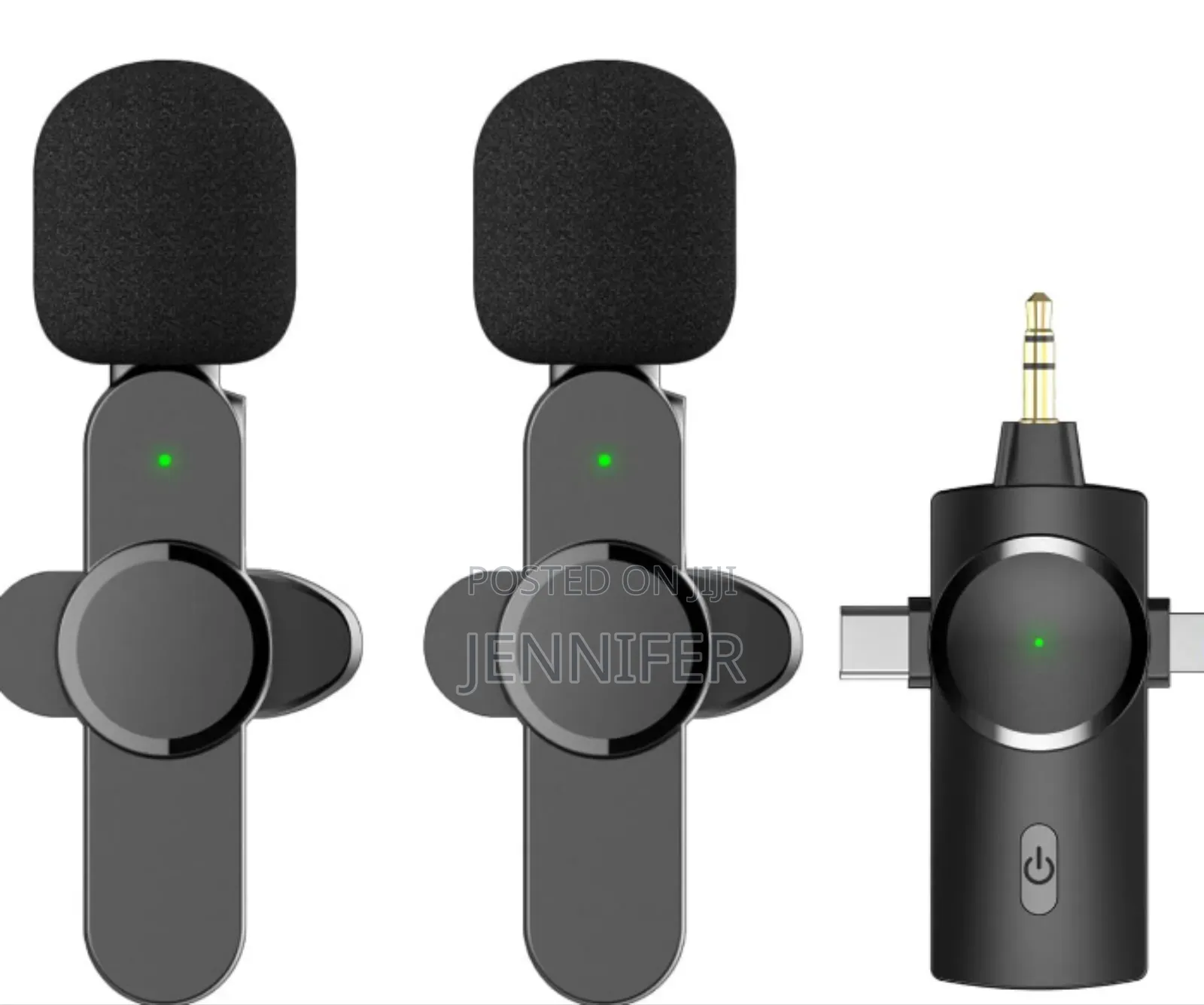 3in1 Noise Reduction Lavalier Mini Wireless Microphone