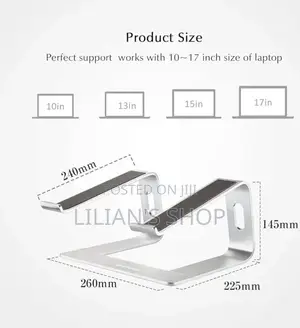 Sturdy Aluminium Laptop Computer Riser