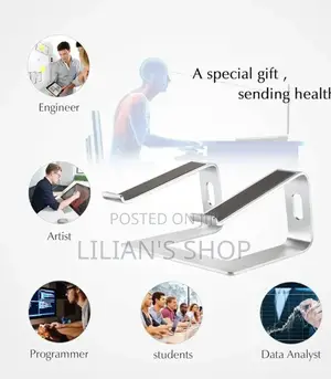 Sturdy Aluminium Laptop Computer Riser