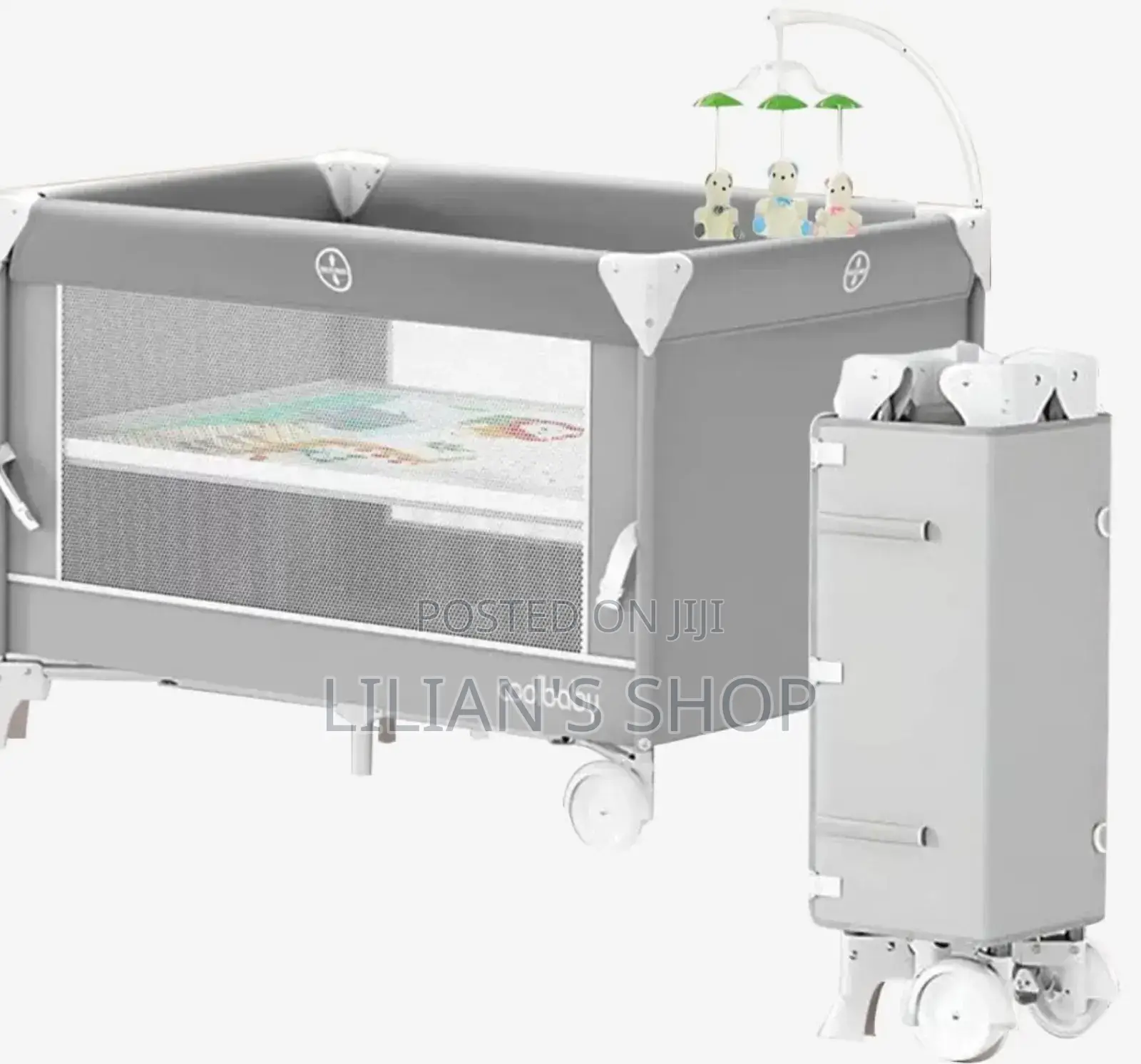 New Upgraded Foldable Baby Cot/Crib