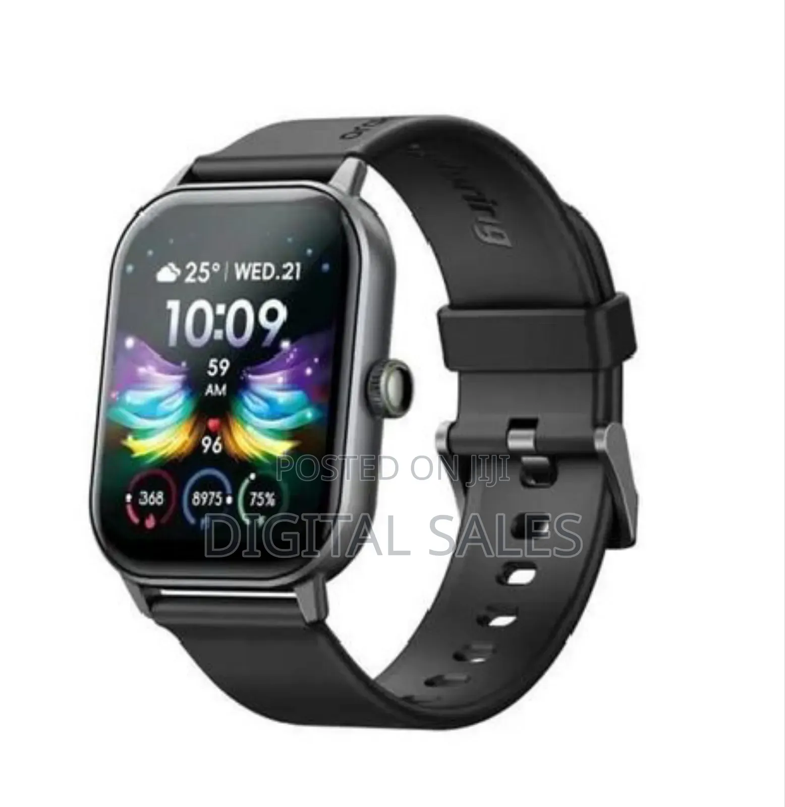 Voice Call Monitor Sport T500+Pro-Black Smart Watch