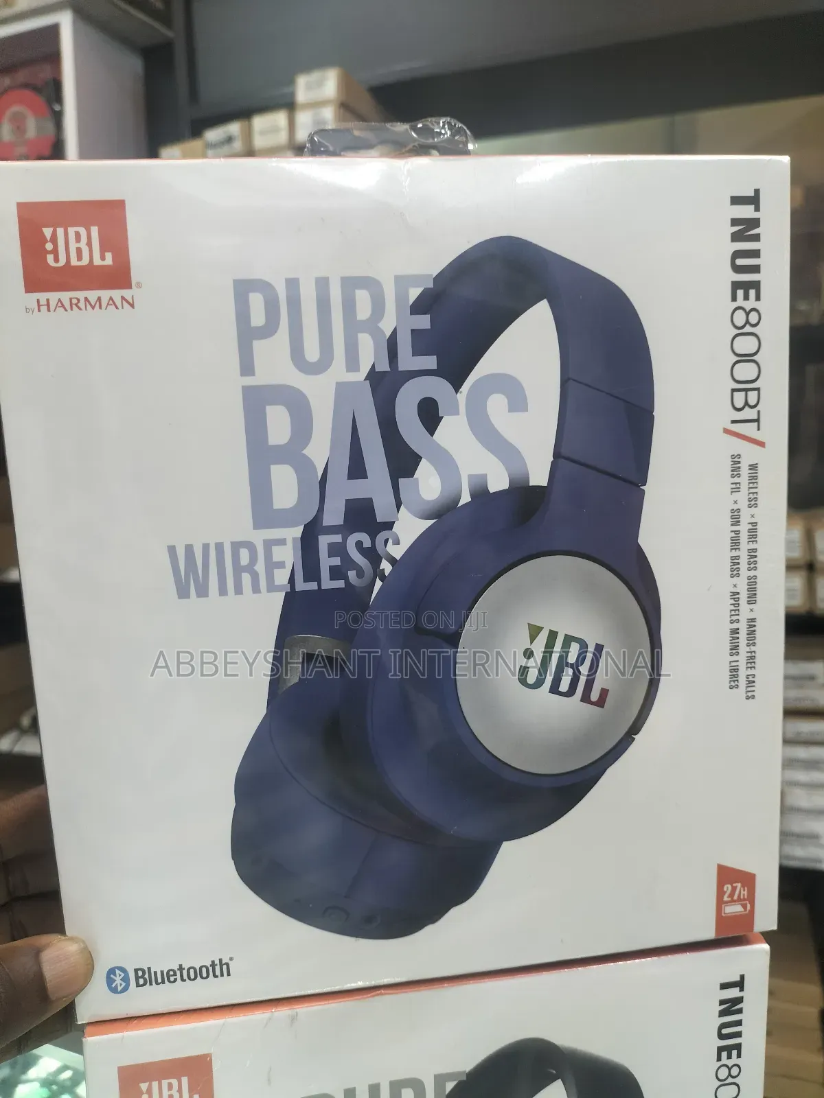 JBL Pure Bass Headphones Tune 800bt Headphones