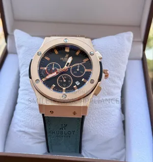 Geneva Hublot Men's Authentic Time Piece at Discount Price