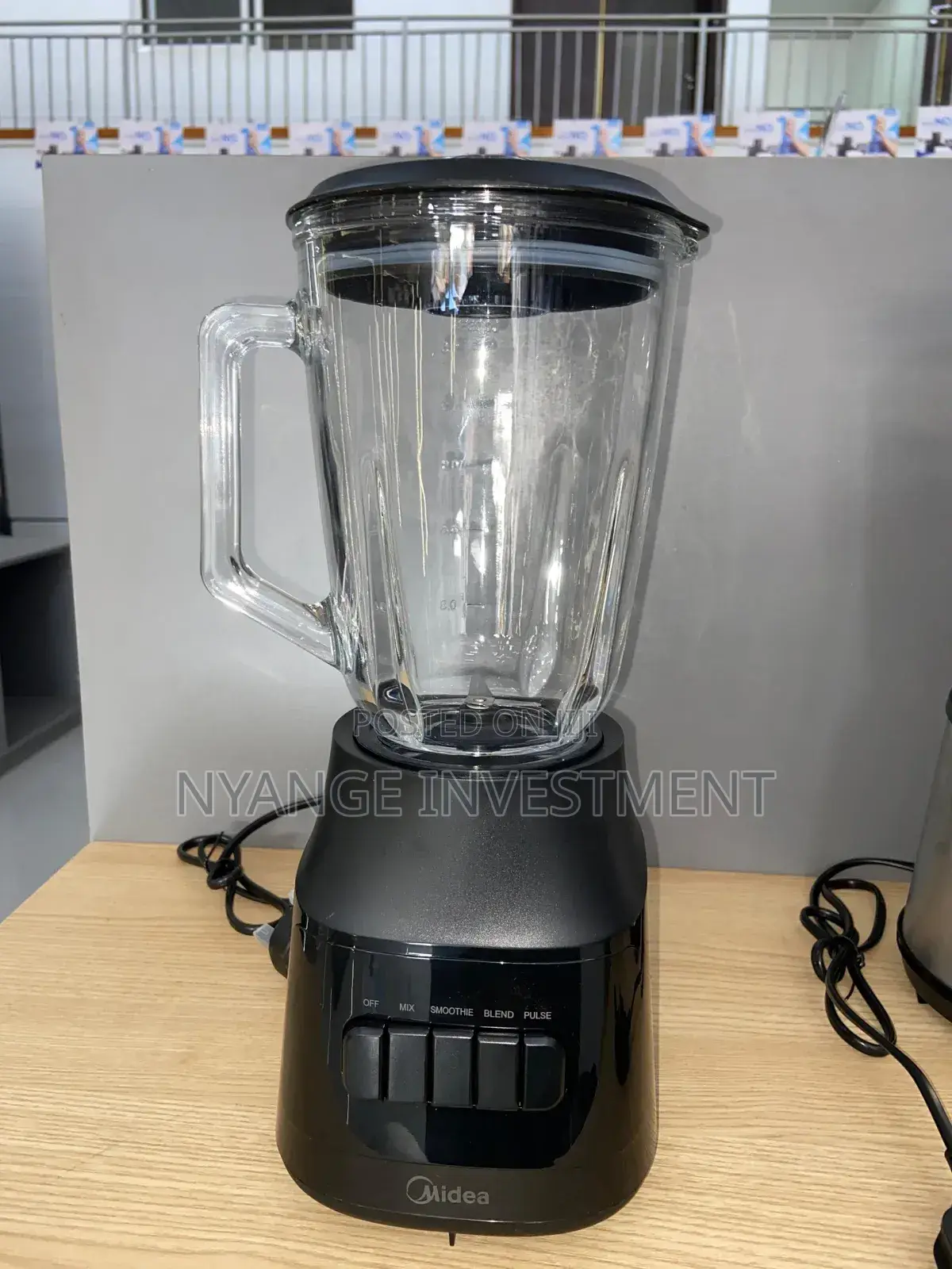 Midea Glass Blender With Pulse