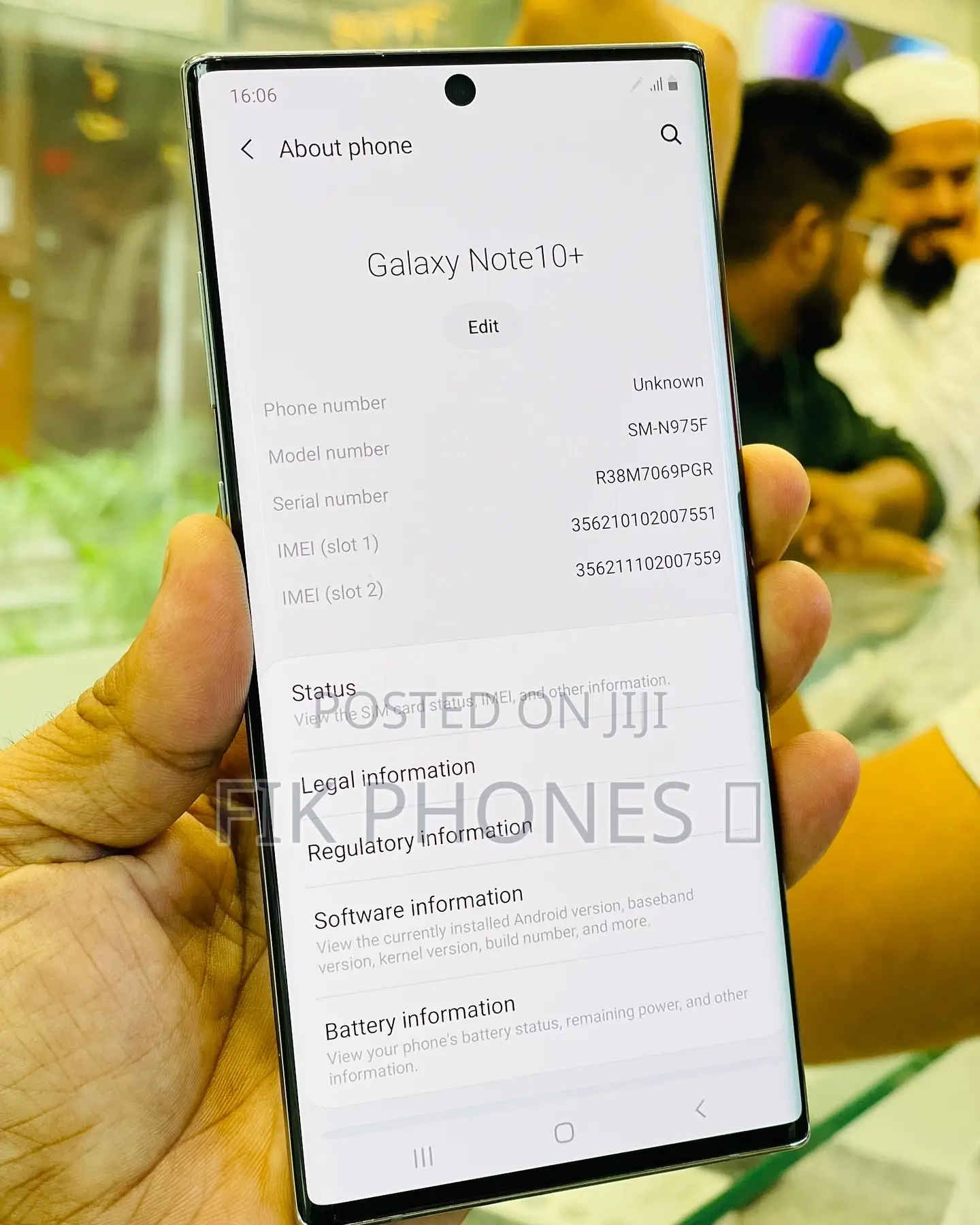 Samsung Galaxy Note 10 Plus 256 GB Silver