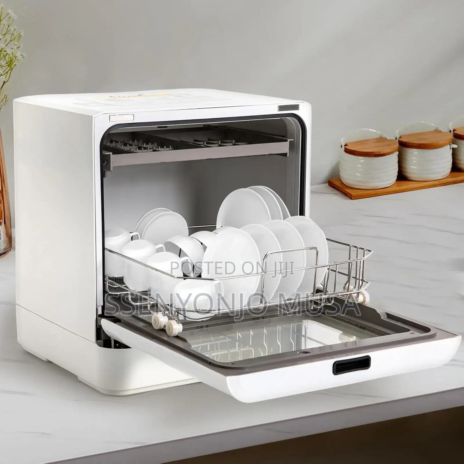 Portable Dishwasher Countertop With 5l Water Tank 5 Wash-
