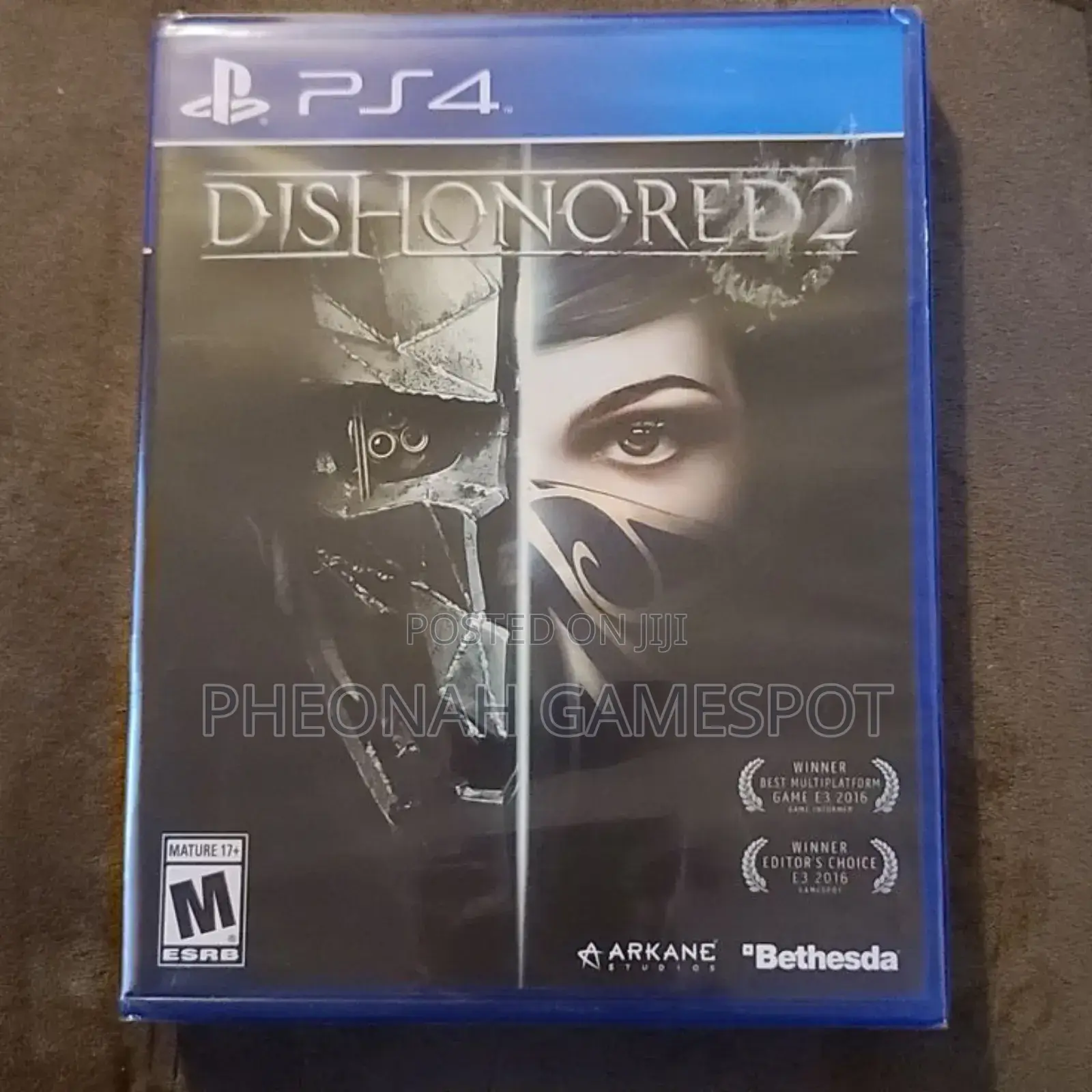 Dishonored 2 Video Game Cd For Ps4
