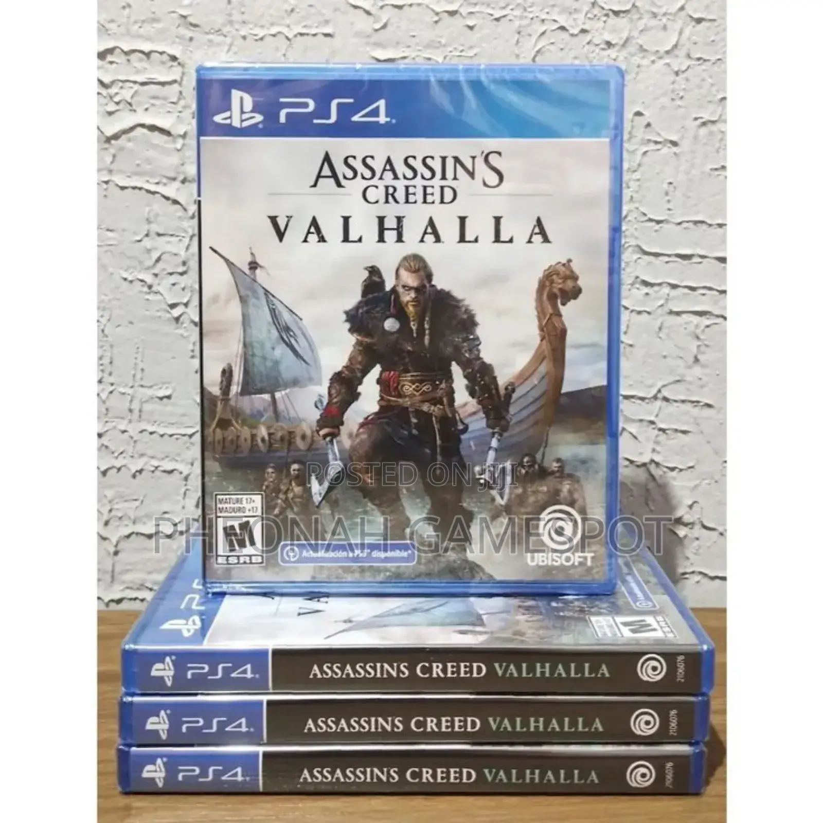 Assassin's Creed Valhalla Game Cd For Ps4