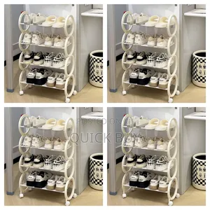 Durable Simple Mult Layer Shoe Rack With Wheels