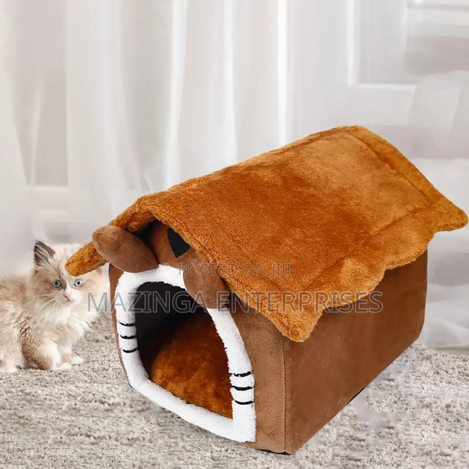 Cats/Dog Winter Coat Warm Water Resistant Cave Kennel House
