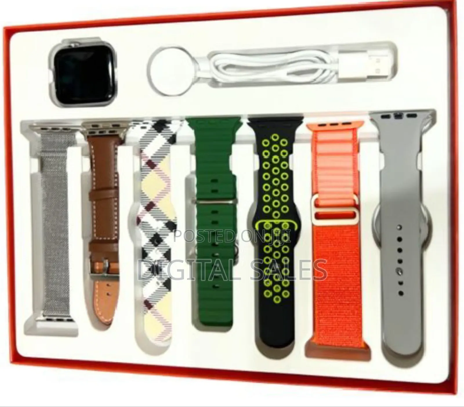 Hl7 Max Smartwatch/ With 7 Straps/ Series 7 Smartwatch