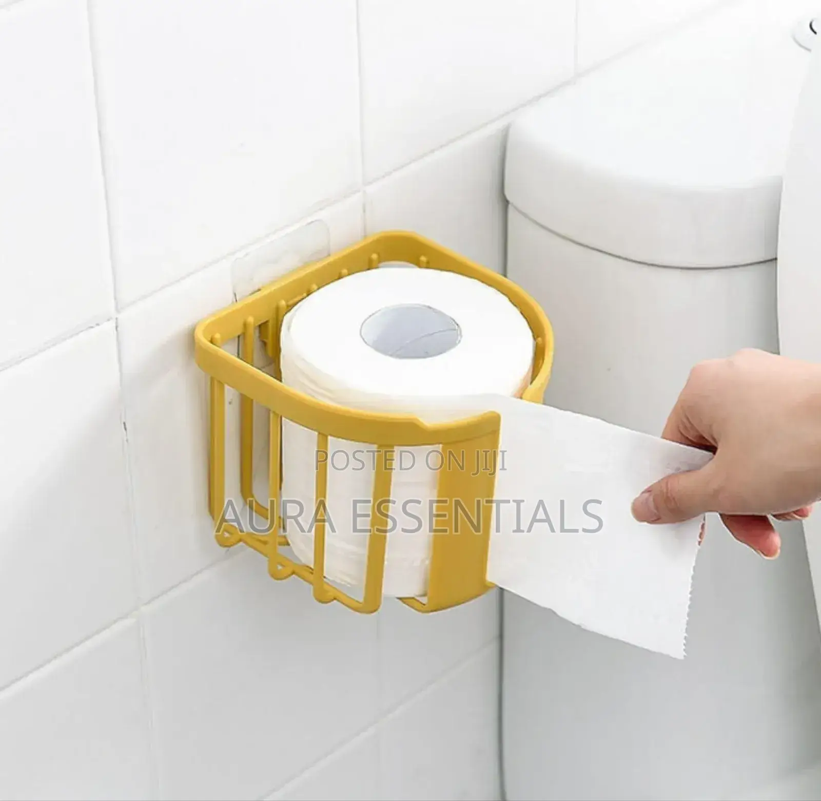 2pcs No Drill Toilet Paper Holders