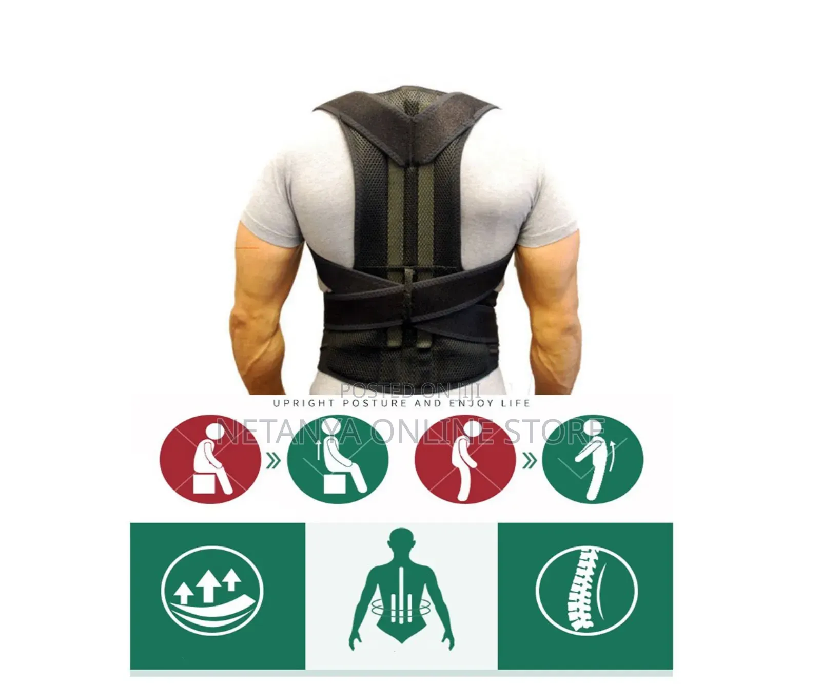 Comfort Posture Corrector and Back Support Brace