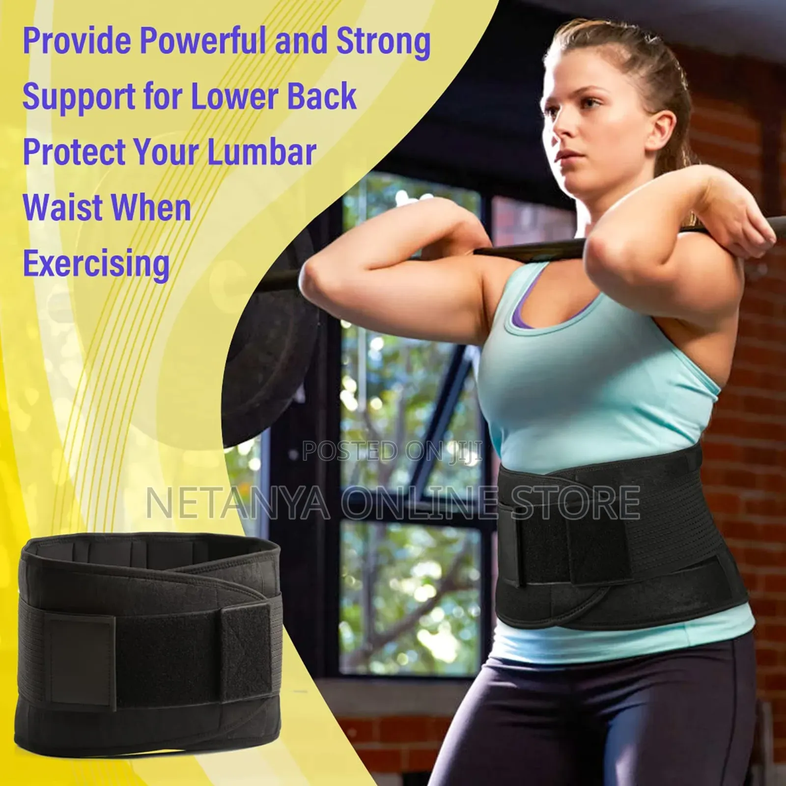 Back and Waist Support Belt